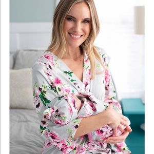 Baby Be Mine delivery robe and swaddle set